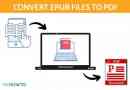 Cómo convertir un archivo epub a pdf