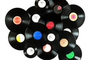 Cómo decorar con discos de vinilo