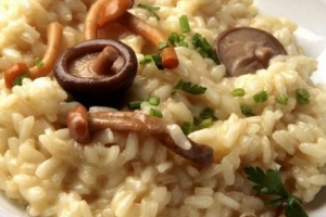 Cómo hacer un risotto de hongos portobello