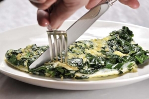 Cómo hacer una tortilla de espinacas