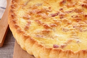 Cómo hacer un quiche fácil de jamón y queso