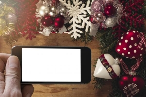 Cómo hacer tarjetas navideñas con instagram