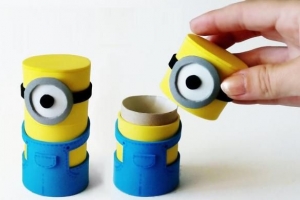 Cómo hacer cajas de pequeños minions