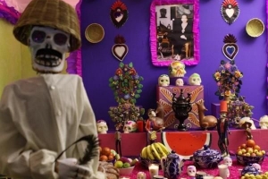 Ofrendas tradicionales del día de muertos