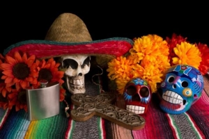 ¿Cuál es el significado de la calavera mexicana del día de muertos??